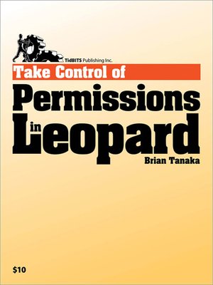 cover image of Take Control of Permissions in Leopard